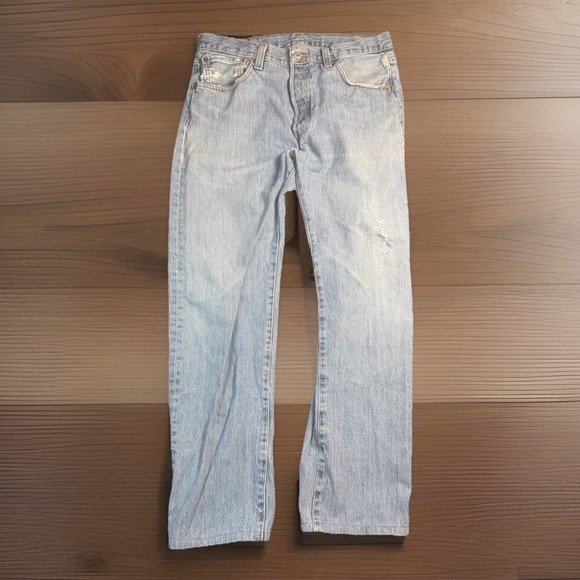 Levi Strauss Signature Other - Levi Strauss 501 Button Fly Jeans Mens 90s VTG USA Straight Leg W34 L30 Hemmed